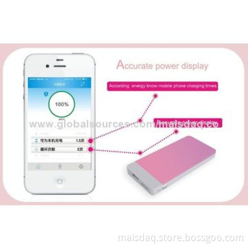 Newest power bank in hot sale with APP only for iPhone